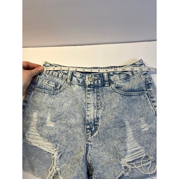 Refuge Cut Off High Rise Denim Jean Shorts (size 5) Y2K 90s/00s - Picture 4 of 6